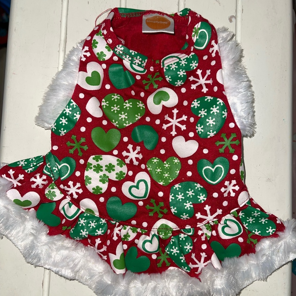 Small Christmas dog outfit